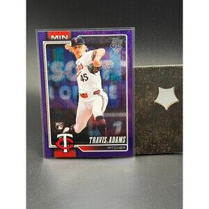 2026 Topps Series 1 Travis Adams RC Purple Holo Foil /250